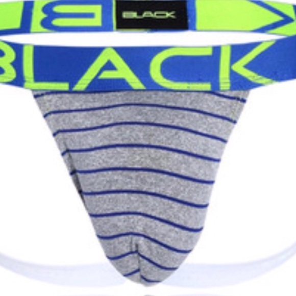 Neon Pink//Black Large Ultra Stripe Air Thong with Almost Naked